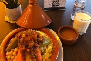 Marrakesh: Marokkansk frokost på restaurant Chouf L'Or