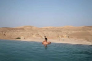 Almuerzo y baño Paseo en camello y quad en Agayaf