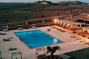 Luksuriøs Agafay-ørkenen: Firehjuling, kamelridning, basseng og middagsshow