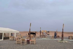 Magical dinner in agafay desert and camel ride with sunset