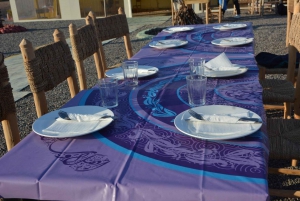Magical dinner in agafay desert and camel ride with sunset