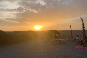 Magical dinner in agafay desert and camel ride with sunset
