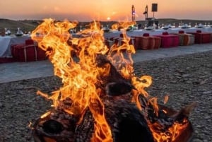 Marrakesz Magiczna kolacja Agafay Przejażdżka na wielbłądzie pokaz & obóz