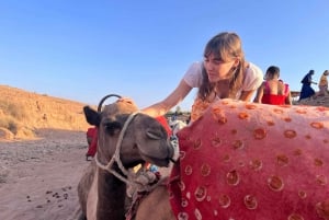 Magical dinner show and camel ride in Agafay desert