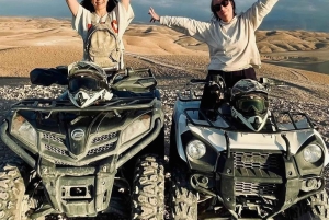 Cena mágica bajo las estrellas con paseo en camello y quad