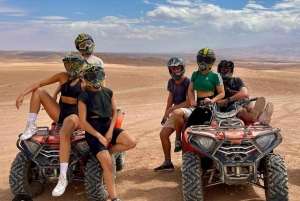 Cena mágica bajo las estrellas con paseo en camello y quad