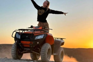 Cena mágica bajo las estrellas con paseo en camello y quad