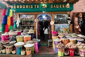 Marrakch: Souks and Foundouks Walking Tour med marockanskt te