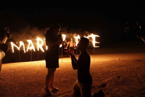 Marrakec: Agafay Desert Romantic Wedding Proposal & Dinner
