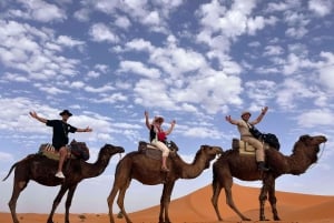 Marrakech: 3-day Merzouga Desert, Quad & Camel + Dinner Show