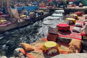 Visite privée à Marrakech dans les trois vallées, les cascades et les montagnes