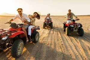 Marrakech : Balade en chameau et en quad dans le désert d'Agafay, avec dîner-spectacle.