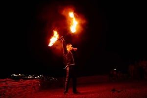 Marrakech: Camel Ride, Dinner, Pool, and Fire Show in Agafay