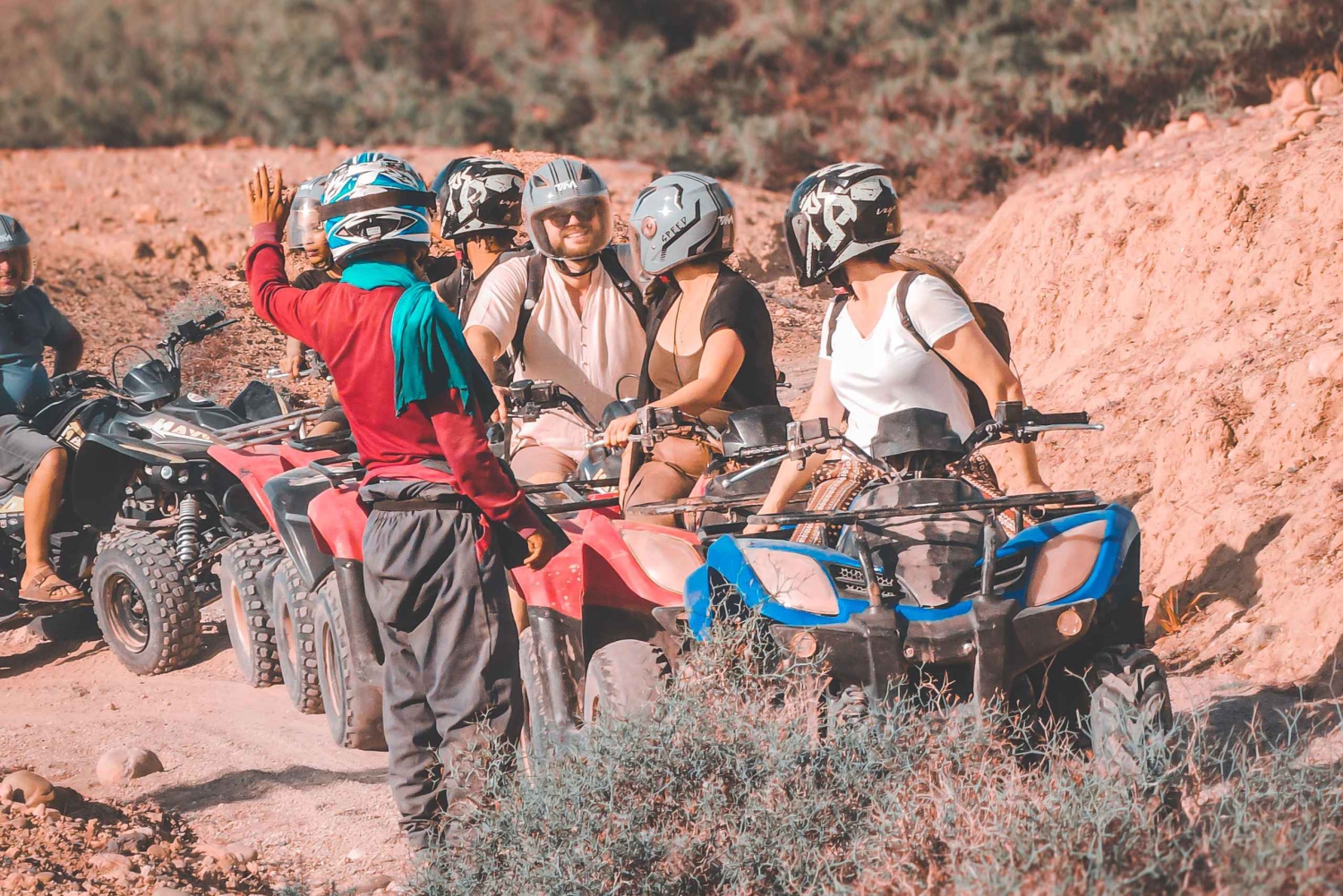 Marrakech: Agafay Desert Camel Ride, Dinner, Pool & Quad