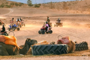 Marrakech: Agafay Desert Camel Ride, Dinner, Pool & Quad