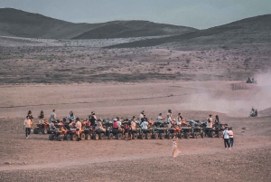 Marrakech: Agafay Desert Camel Ride, Dinner, Pool & Quad