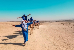 Marrakech: Agafay Desert Camel Ride, Dinner, Pool & Quad