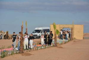Marrakech: Agafay Desert Camel Ride, Sunset and Dinner Show