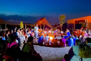Marrakech: Agafay Desert Camel Ride, Sunset and Dinner Show