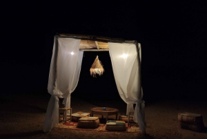 Agafay: Desert Dinner, Sunset Camel Ride, & Bonfire Music