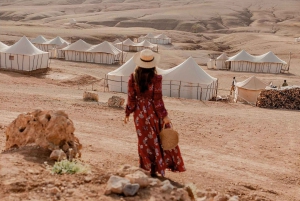 Marrakech: Agafay Desert Dinner, Camel Ride, Quad Biking