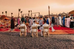 Marrakech: Agafay Desert Dinner Show mit Kamelritt bei Sonnenuntergang