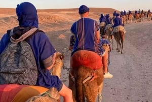 Marrakech: Agafay Desert Dinner Show mit Kamelritt bei Sonnenuntergang