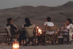 Marrakech: Cena nel deserto di Agafay con spettacolo e trasferimenti