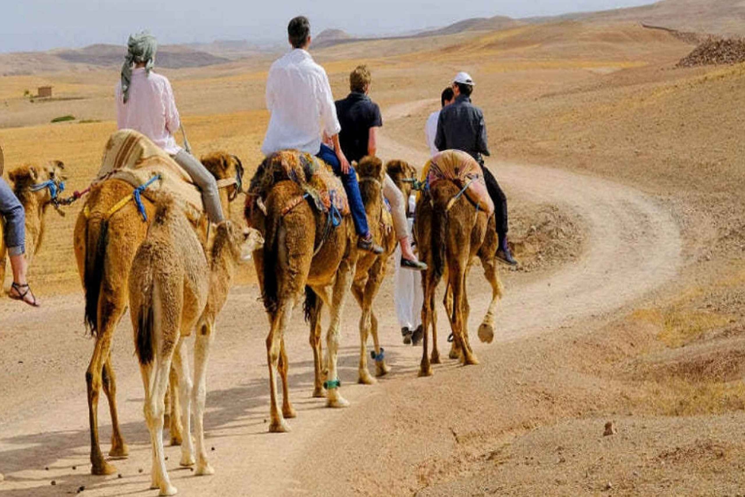 Marrakech: Agafayn aavikko-illallinen musiikin ja tulishow'n kera.