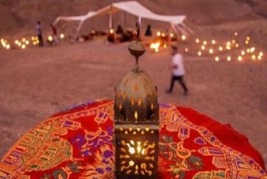Marrakech: cena nel deserto di Agafay con musica e spettacolo di fuoco