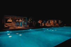 Marrakech: Agafay Desert Inara Camp Pool Day Pass med middag