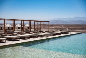 Marrakech: Agafay Desert Inara Camp Pool Day Pass med middag