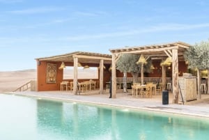 Marrakech: Agafay Desert Inara Camp Pool Day Pass med lunch