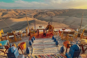 Marrakech: jantar mágico no deserto de Agafay, passeio de camelo e pôr do sol