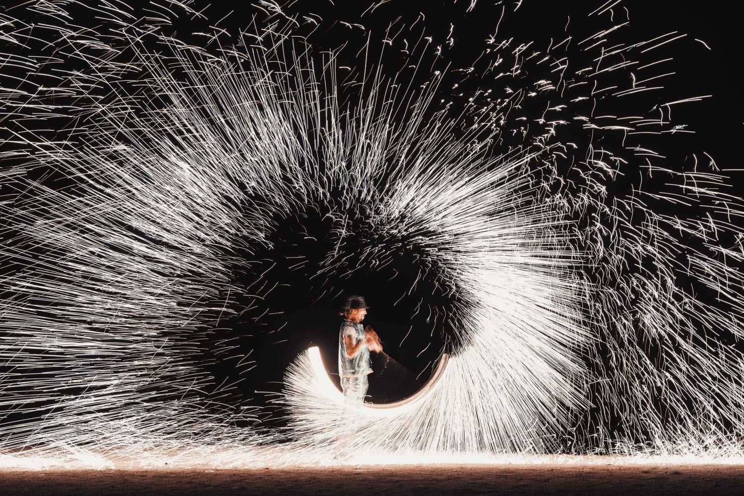 Marrakech, öken Agafay Desert Privat middag med musik- och eldshow