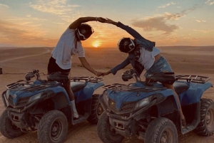 Marrakech: Agafay Desert Quad Bike, Camel Ride and Dinner