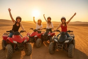 Marrakesh: Agafay-woestijn, quad, kamelenrit, diner en show