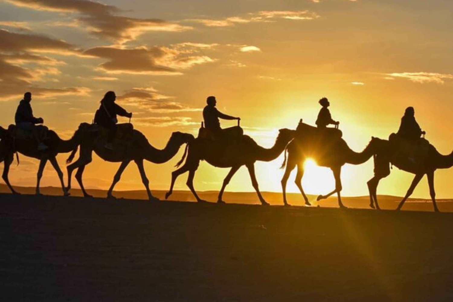 Marrakesh: ATV, kamelridning, middag og show i Agafay-ørkenen