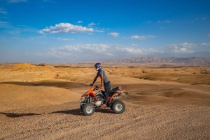 Marrakech: Agafay Desert Quad Biking Tour with Dinner & Show