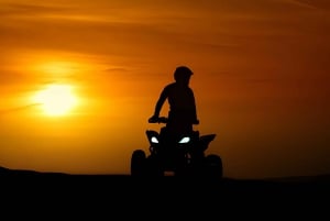 Marrakech: Agafay Desert Quad Biking Tour with Dinner-Show