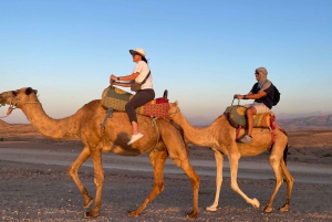 Marraquexe: quadriciclo no deserto de Agafay, passeio de camelo e jantar com espetáculo