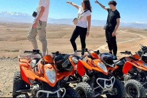Marraquexe: quadriciclo no deserto de Agafay, passeio de camelo e jantar com espetáculo