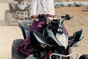 Marraquexe: quadriciclo no deserto de Agafay, passeio de camelo e jantar com espetáculo