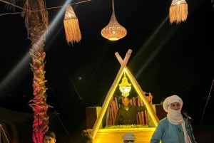 Marrakech: quad- en kameelritten in de Agafay-woestijn, diner en show