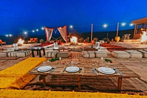 Marrakech: Agafay Desierto Quad y paseos en camello con cena espectáculo