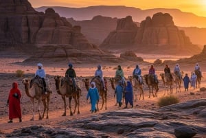 Marrakech : balade en quad et à dos de chameau dans le désert d'Agafay avec dîner-spectacle