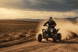 Marrakech: escursione in quad e giro in cammello nel deserto di Agafay con cena e spettacolo