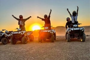 Marrakech: Agafay-ørkenen på quad og kameltur med middagsforestilling