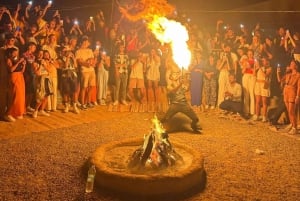 Marrakech: Agafay-ørkenen på quad og kameltur med middagsforestilling