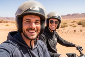 Marraquexe: Excursão de quadriciclo pelo deserto de Agafay com jantar e espetáculo